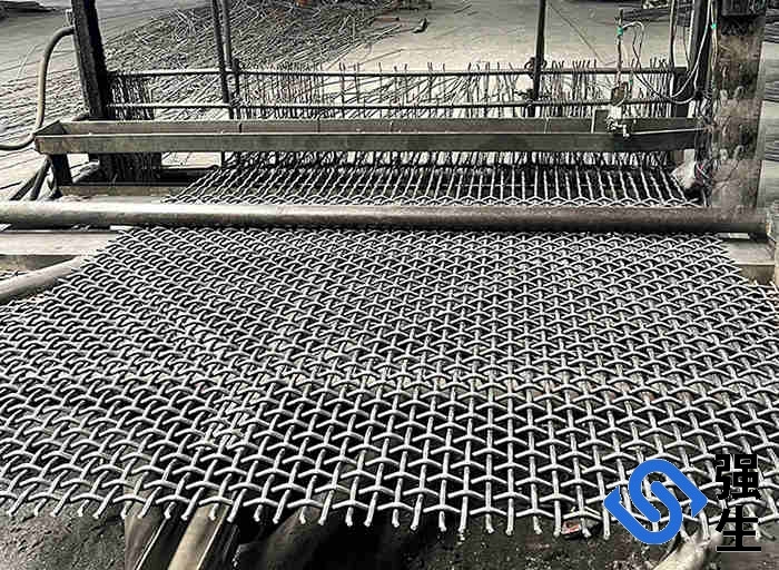 人工锰钢编织筛网